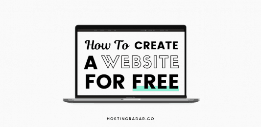 How to create a website for free HostingRadar.co