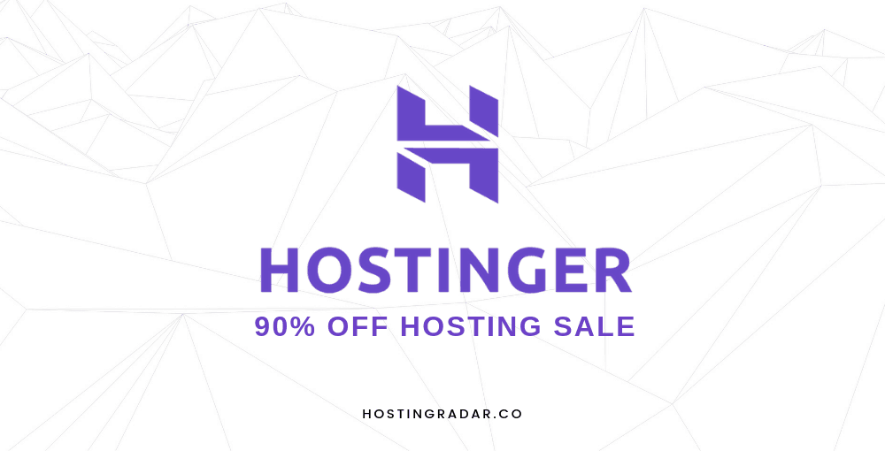 Hostinger sale how to start a blog with hosting cheap web hosting coupons HostingRadar.co